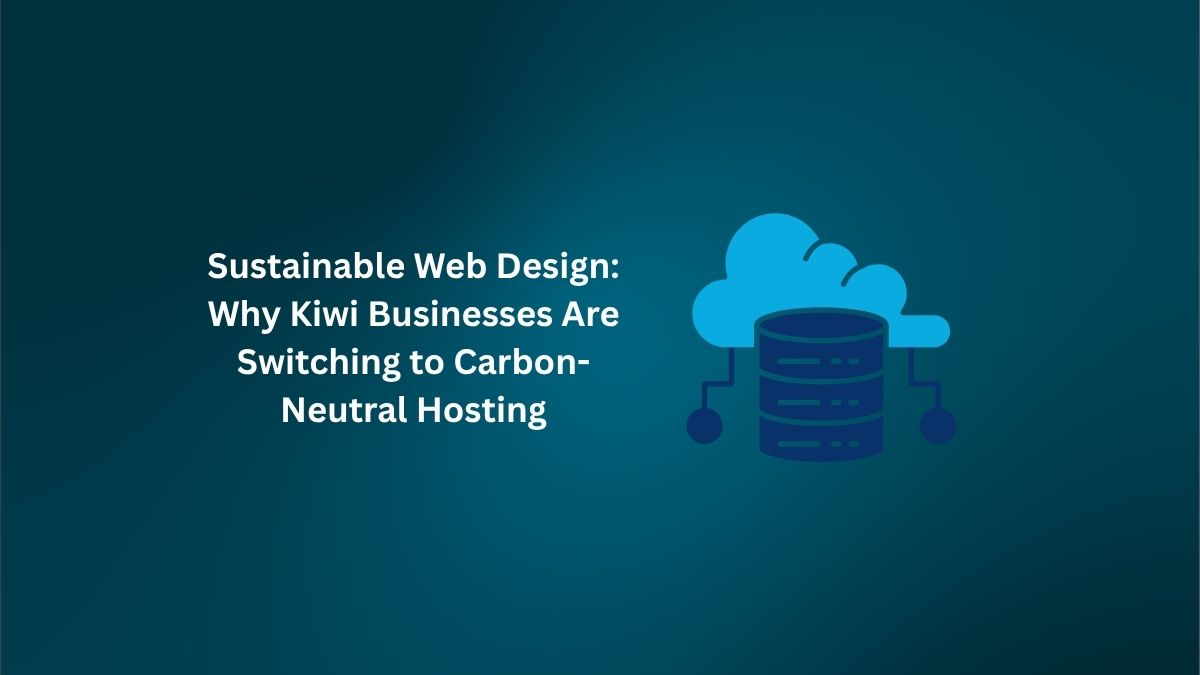 sustainable web design New Zealand